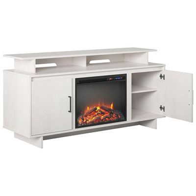 White TV Stands With Fireplace Best Buy Canada   16250554 