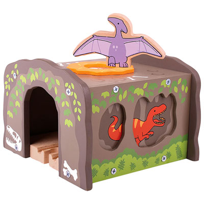 Image of Bigjigs Toys T-Rex Train Tunnel