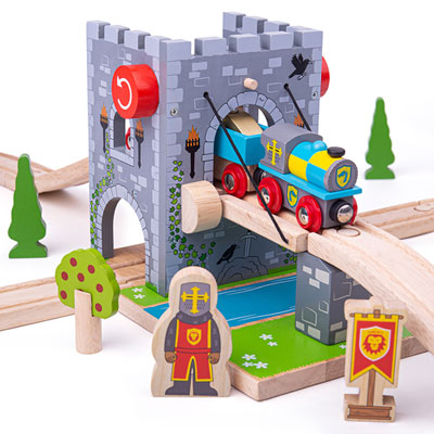Image of Bigjigs Toys Train Drawbridge