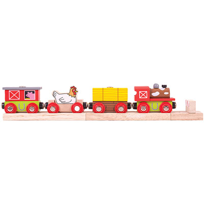 Image of Bigjigs Toys Farm Yard Train
