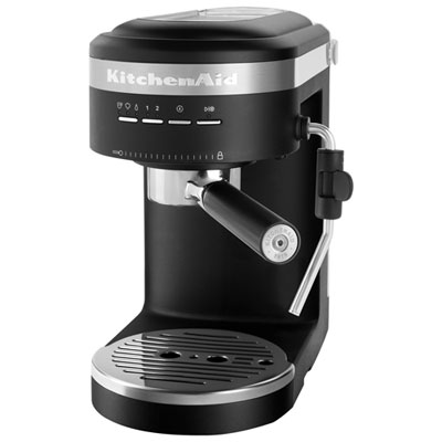 Image of KitchenAid Semi-Automatic Espresso Machine - Black Matte