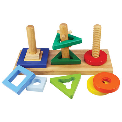 Image of Bigjigs Toys Twist and Turn Puzzle - 9 Pieces