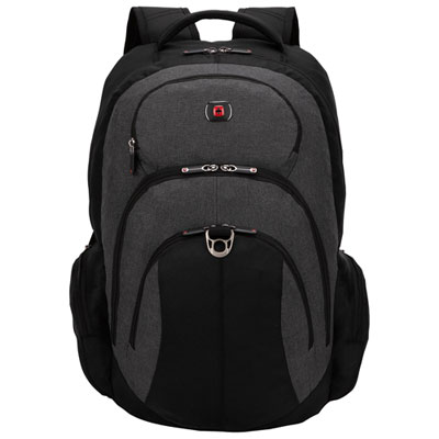 Image of Wenger 17.3   Laptop Commuter Backpack - Grey/Black