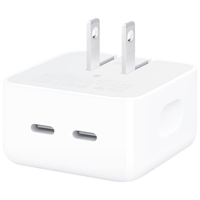 Image of Apple 35W Dual USB-C Compact Power Adapter (MNWM3AM/A)