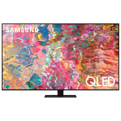 "Open Box - Samsung 65"" 4K UHD HDR QLED 120Hz Tizen Smart TV (QN65Q80BAFXZC) - Titan Black - Great for Gaming & Streaming"