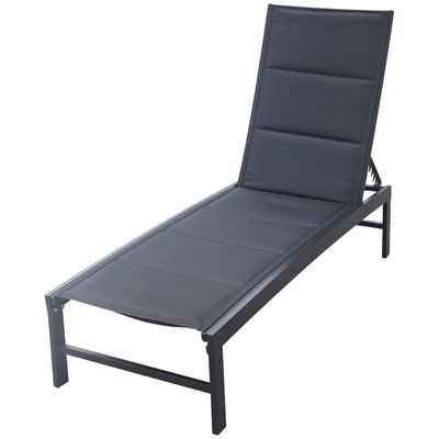 Image of Corriveau Patio Lounge Chair - Black