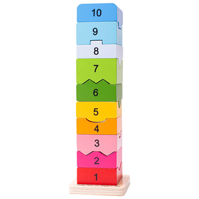 Image of Bigjigs Toys Number Tower