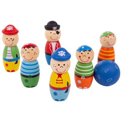 Image of Bigjigs Toys Wooden Pirate Skittles