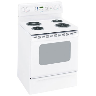 Moffat 30" 5.0 Cu. Ft. Coil Top Electric Range (MCB757DMWW) - White - Open Box - Perfect Condition