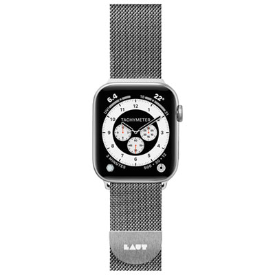 Bracelet En Acier Inoxydable De Laut Pour Apple Watch De 42 Mm/44 Mm/45 Mm - Argenté