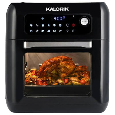 Image of Kalorik Air Fryer Oven - 9.4kg/10QT - Black