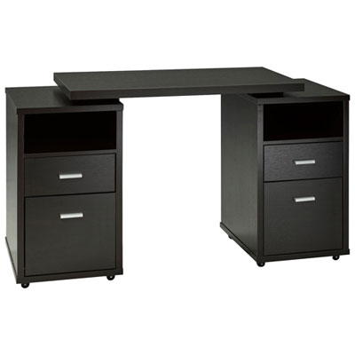 Brassex 20" Executive Desk - Dark Cherry