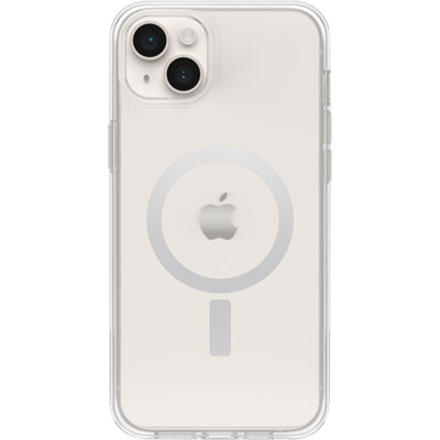 OtterBox Symmetry+ Fitted Hard Shell Case with MagSafe for iPhone 14 Plus - Clear