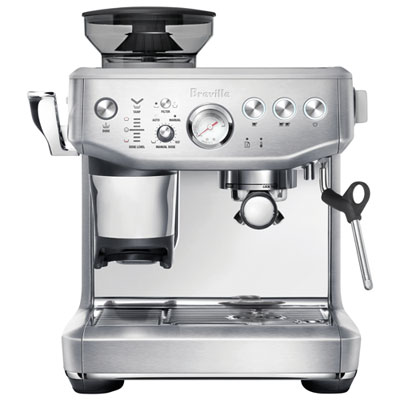 Breville Barista Express Impress Espresso Machine (BES876BSS1BNA1) - Brushed Stainless Steel Become you’re own at home barista!!