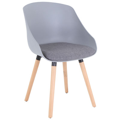 Image of TygerClaw Plastic Accent Chair - Grey