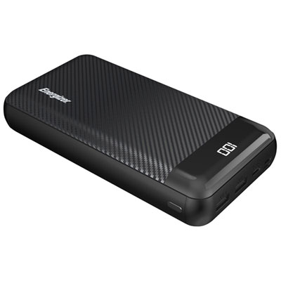 Energizer 30000 mAh Dual USB Power Bank - Black Reliable Power Bank