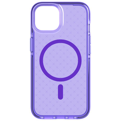 tech21 Evo Check Fitted Soft Shell Case for iPhone 14/13 - Wondrous Purple