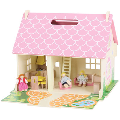 Image of Bigjigs Toys Blossom Cottage