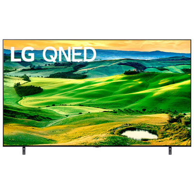 "Open Box - LG 86"" QNED 4K UHD HDR 120Hz webOS Smart TV (86QNED80UQA) - 2022 - Dark Titan Silver/Ashed Blue - Great for Gaming"