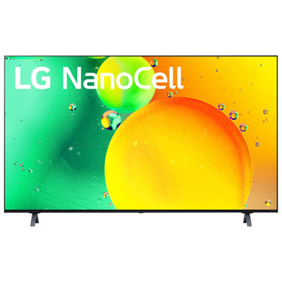 Open Box - LG 50" 4K UHD HDR LED webOS Smart TV (50NANO75UQA) - 2022 - Ashed Blue