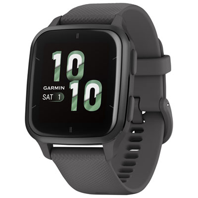 Garmin Venu SQ2 40.6mm Bluetooth Smartwatch - Shadow Grey/Slate Great  watch