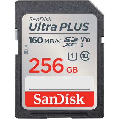 Carte Mémoire Ultra Plus V10 130 Mo/s 256 Go De Sandisk