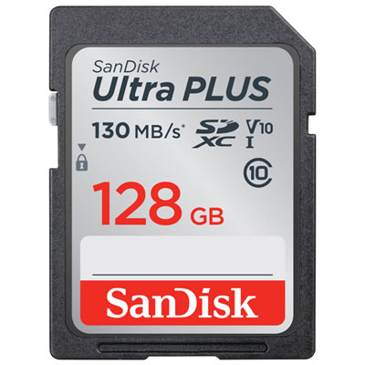 Carte Mémoire Ultra Plus V10 130 Mo/s 128 Go De Sandisk