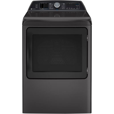 GE Profile 7.4 Cu. Ft. Electric Steam Dryer (PTD70EBMTDG) - Diamond Grey Love it