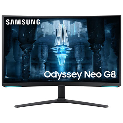Open Box - Samsung Odyssey Neo G8 32" 4K UHD 240Hz 1ms GTG Curved VA LED Gaming Monitor (LS32BG852NNXGO)
