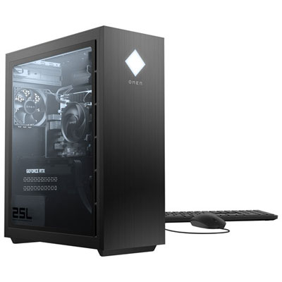 Open Box - HP OMEN 25L Gaming PC (AMD Ryzen 5 5600X/512GB SSD/16GB RAM/RTX 3060 Ti)