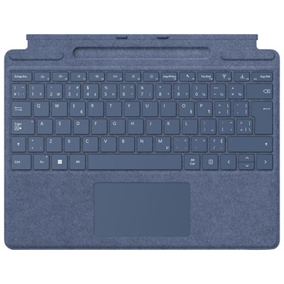 Image of Microsoft Surface Pro Signature Keyboard - Sapphire - Bilingual