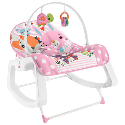 Image of Fisher-Price Infant-to-Toddler Rocker - Pink/White
