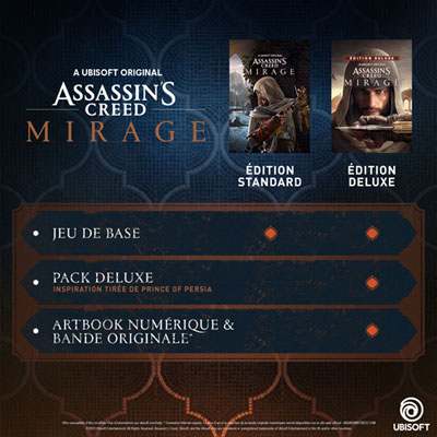 Assassin's Creed Mirage Deluxe Edition PlayStation 5  UBP30612536/UBP30662577 - Best Buy