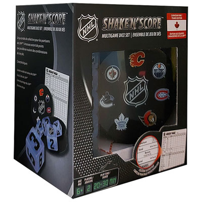 Image of Shake n' Score Canadian NHL Teams Edition Dice Game