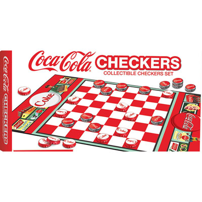 Image of Coca-Cola Checkers Board Game - English