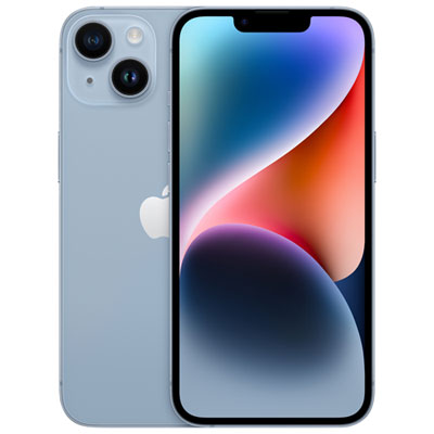 Fido Apple iPhone 14 256GB - Blue - Monthly Financing