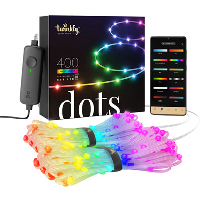 Image of Twinkly Dots Smart 20m (65.6 ft.) RGB LED Light String - 400 Lights