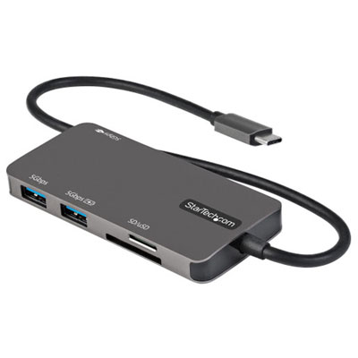 Concentrateur Usb-C 6-En-1 Avec Hdmi 4K Et Power Delivery De Startech (Dkt30Chsdpd)