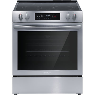 Image of Frigidaire 30   5.3 Cu. Ft. Freestanding Electric Range (FCFE308CAS) - Stainless Steel