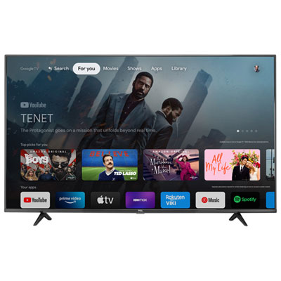 Refurbished - TCL 4-Series 65" 4K UHD HDR LED Smart Google TV (65S446-CA-B) - 2022