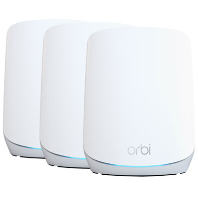 Image of NETGEAR Tri-Band AX5400 Whole Home Mesh Wi-Fi 6 System (RBK763S)