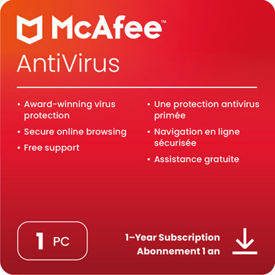 Image of McAfee AntiVirus (PC) - 1 Device - 1 Year - Digital Download
