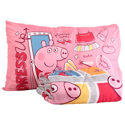 Image of Peppa Pig 2-Piece Toddler Bedding Set - Pink