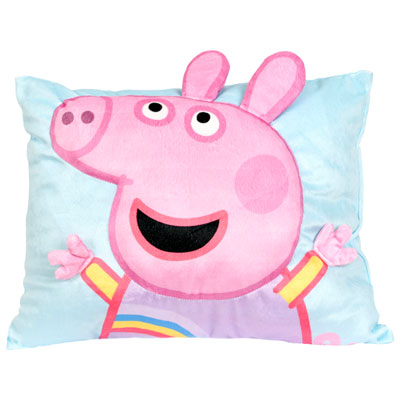 Image of Nemcor Peppa Pig 3D Decorative Pillow - Pink