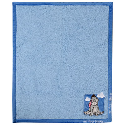 Image of Disney Winnie the Pooh 'My First Blankie' Throw Blanket - Blue
