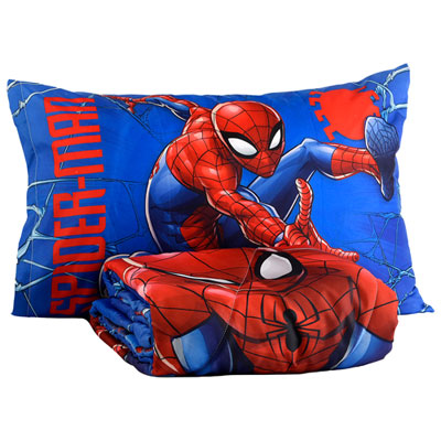 Image of Marvel Spider-Man 2-Piece Toddler Bedding Set - Blue