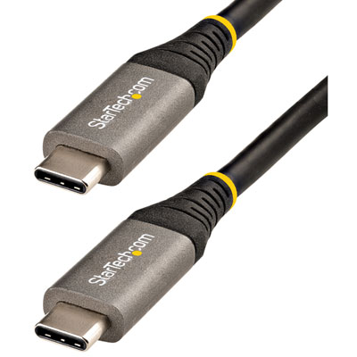 Câble Usb-C/usb-C De 2 M (6,6 Pi) De Startech (Usb315Ccv2M) - Gris/noir