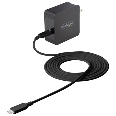 Chargeur Mural Usb-C De 60 W De Startech (Wch1Cbk) - Noir