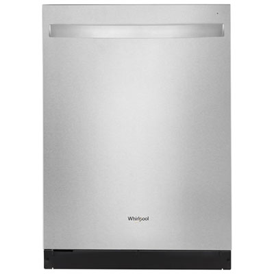 Image of Whirlpool 24   51dB Built-In Dishwasher with Third Rack (WDT730HAMZ) - Stainless Steel