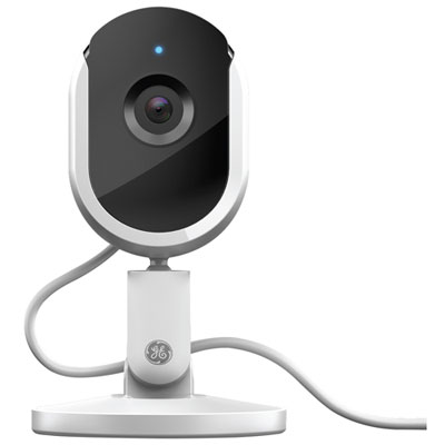 GE Cync Wired Indoor 1080p Full HD IP Camera - White The night vision is really nice and I appreciate that you can set it to record audio as well